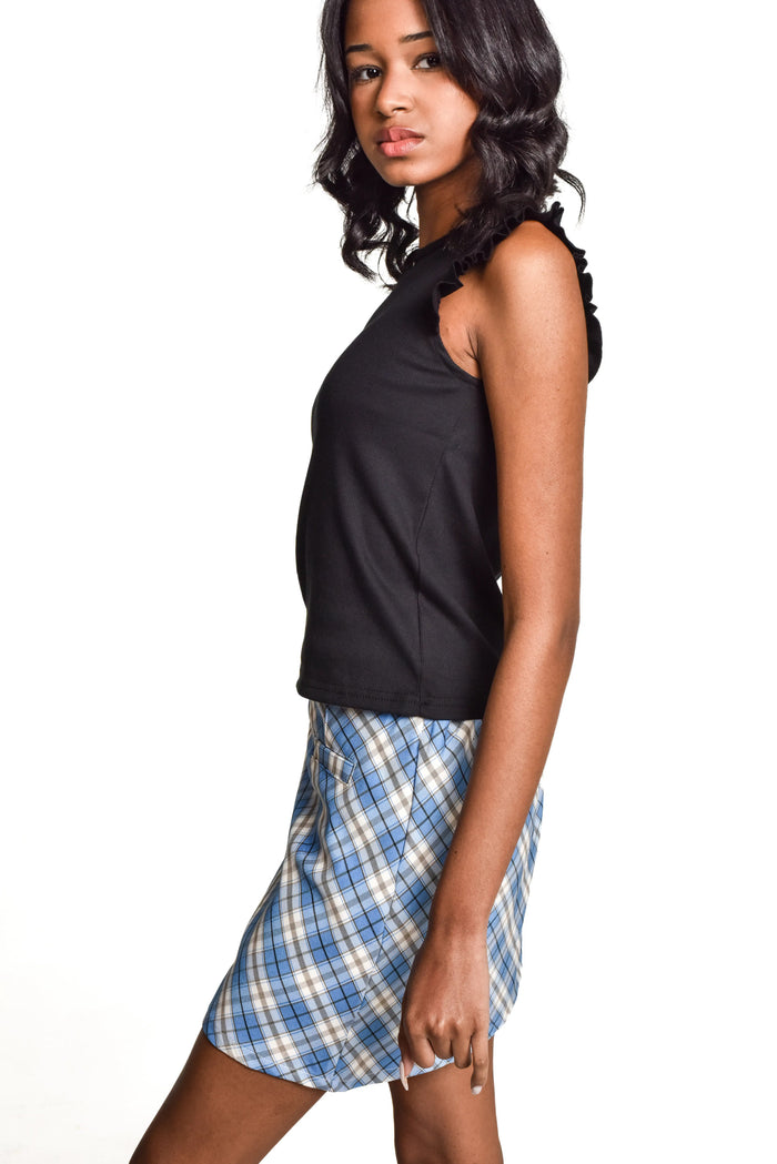 Fitted Ruffle Top